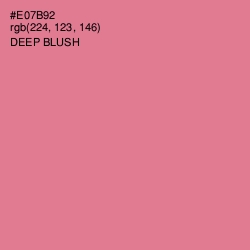 #E07B92 - Deep Blush Color Image